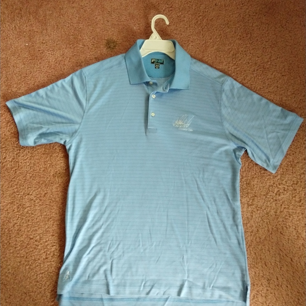 Ping Polo Short Sleeve Men's Golf Shirt, Medium